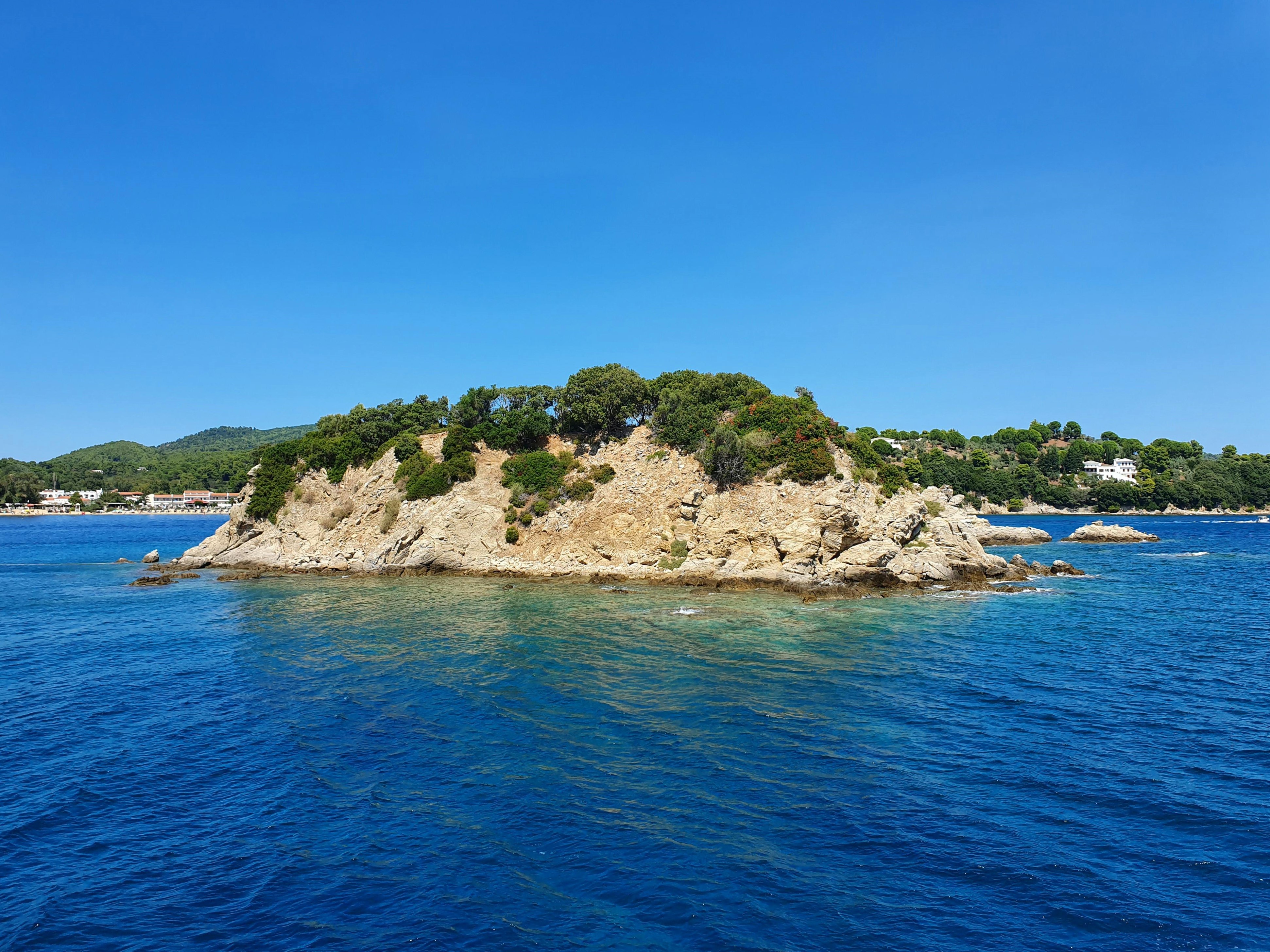 Sporades yacht charter sailing in crystal clear waters